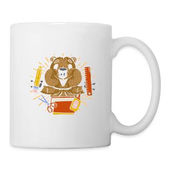 Bye Bye Kindergarten Ich Komme In Die Schule - Tasse - Weiß - Rechts
