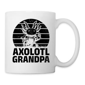 Axolotl Grandpa Axolotl Lover Kawaii Axolotl - Mug - white - Right
