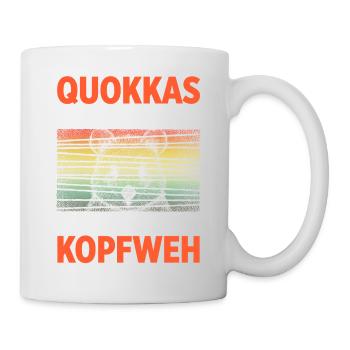 Quokkas Machen Glücklich Menschen Machen Kopfweh - Tasse - Weiß - Rechts