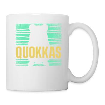 Quokkas Wurden Erschaffen, Um Die Laune Zu Verbess - Tasse - Weiß - Rechts