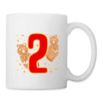 Ich Bin Jetzt 2 Beuteltier Känguru - Tasse - Weiß - Rechts
