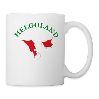 Helgoland Ostsee Sylt Deät Lun Leuchtturm - Tasse - Weiß - Rechts