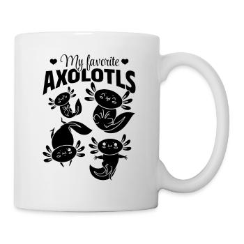 Axolotl Lover - Mes Axolotls préférés - Axolotls - Mug blanc - blanc - Droite