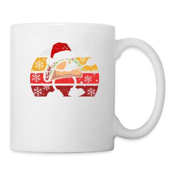 Dabbing Taco Weihnachtsmann Weihnachten Dab Dance - Tasse - Weiß - Rechts