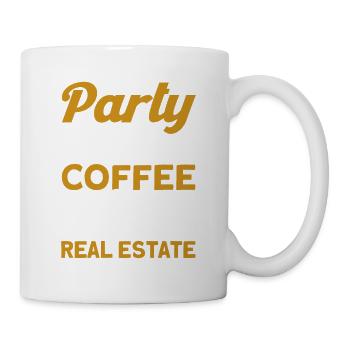 Agent immobilier Courtier Profession Immobilier - Mug blanc - blanc - Droite