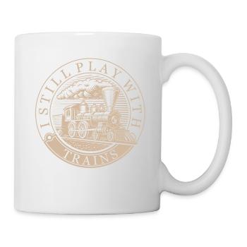 Zug Modellbauer, Modelllokomitive Lok Lokomotive - Tasse - Weiß - Rechts