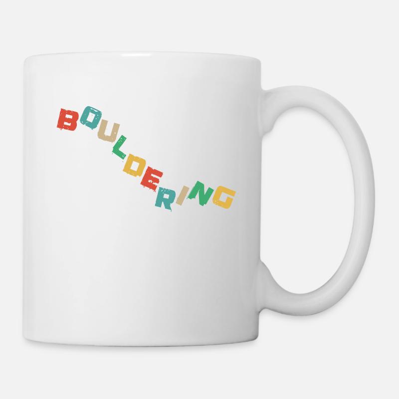Bloc, escalade Escalade libre Salle d’escalade - Mug blanc - blanc