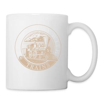 Zug Modellbauer, Modelllokomitive Lok Lokomotive - Tasse - Weiß - Rechts