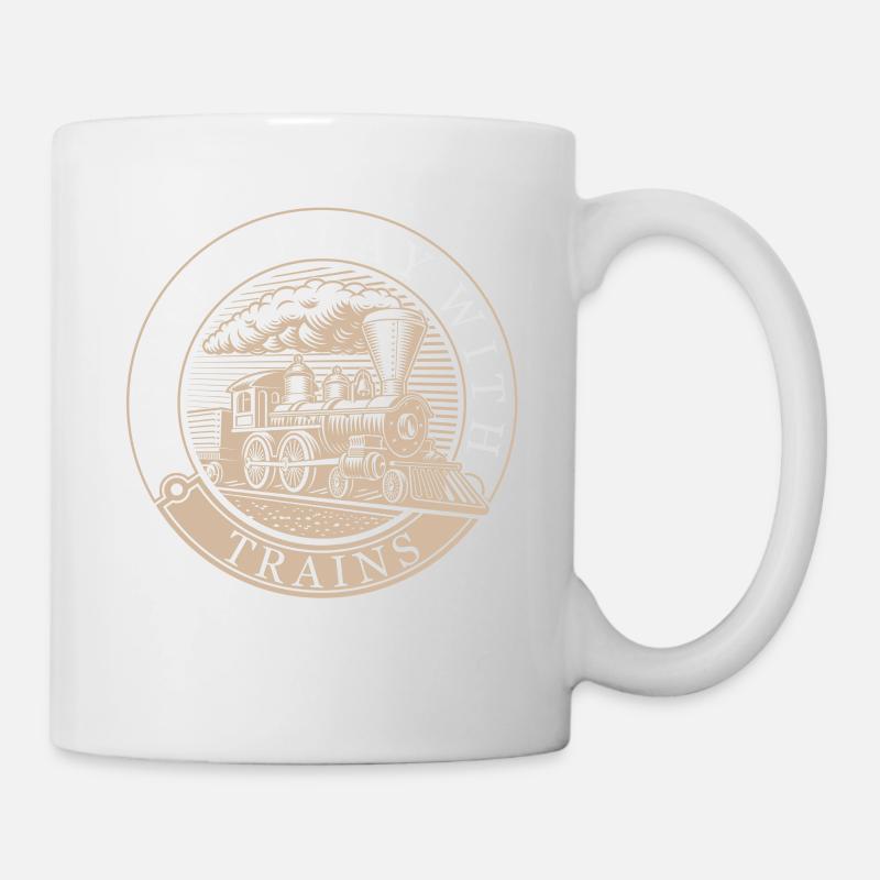 Train Model Builder, Model Locomotive Locomotive - Mug - white