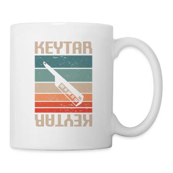 Retro Vintage Classic Keytar Player Instrument - Mug - white - Right