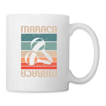Retro Vintage Classic Maraca Player Instrument - Mug - white - Right