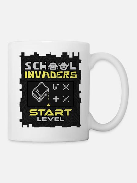 School Invaders - School and Back to School - Mug - white