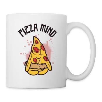 Serenity Pizza Meditation Yoga Pizza Lover Yoga - Mug - white - Right