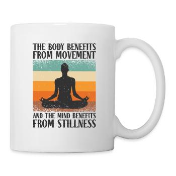 Serenity Meditating Yoga Fan Spiritual Relaxation - Mug - white - Right