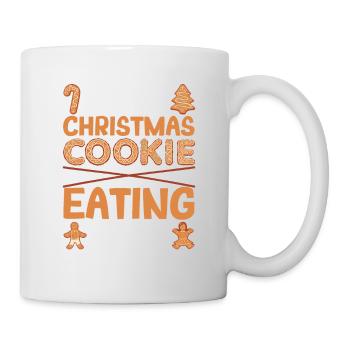 Offizielle Weihnachtsplätzchen backende und essen - Tasse - Weiß - Rechts