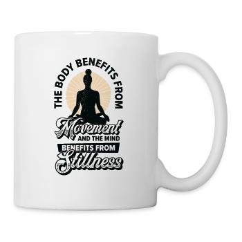 Serenity Meditating Yoga Fan Spiritual Relaxation - Mug - white - Right