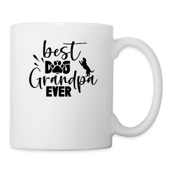 Bester Hunde-Opa aller Zeiten - Tasse - Weiß - Rechts
