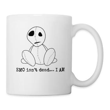 EMO n’est pas mort... Je suis | | de vêtements Emo Emocore Goths - Mug blanc - blanc - Droite