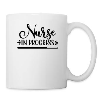 Krankenschwester in Arbeit - Tasse - Weiß - Rechts