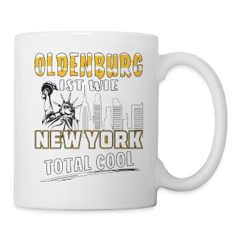 OLDENBURG IST WIE NEW YORK - Tasse - Weiß - Rechts
