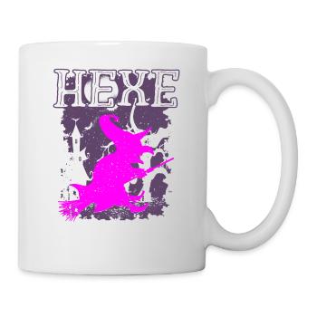 Hexe In Ausbildung Halloween Geschenk - Tasse - Weiß - Rechts