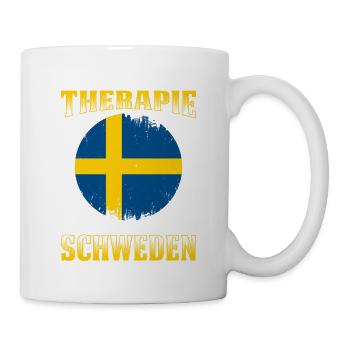 Ich Brauche Keine Therapie Ich Muss Nur Nach Schwe - Tasse - Weiß - Rechts