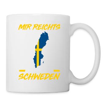 Mir Reichts Ich Haue Ab Nach Schweden - Tasse - Weiß - Rechts