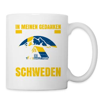 In Meinen Gedanken Sitze Ich In Einer Einsamen Hüt - Tasse - Weiß - Rechts