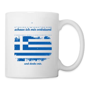 Manchmal Schaue Ich Mir Verträumt Meinen Kontostan - Tasse - Weiß - Rechts