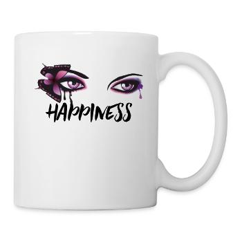 Happiness | Girls Emo clothes | Emocore | Emo Musi - Mug - white - Right