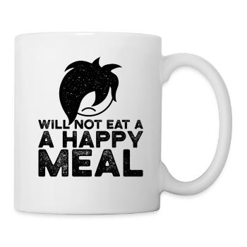 Will Not Eat A Happy Meal | Boys Emo clothes | Emo - Mug - white - Right