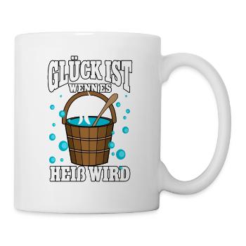 Sauna - Tasse - Weiß - Rechts