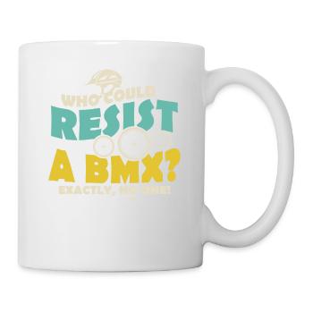 wer kann schon einem BMX widerstehen - Tasse - Weiß - Rechts