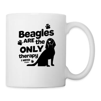 Amateurs de chiens Beagle - Mug blanc - blanc - Droite