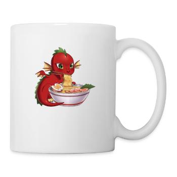 Ramen Drache Japanisches Geschenk Kawaii Anime - Tasse - Weiß - Rechts