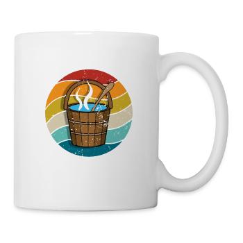 Sauna - Tasse - Weiß - Rechts