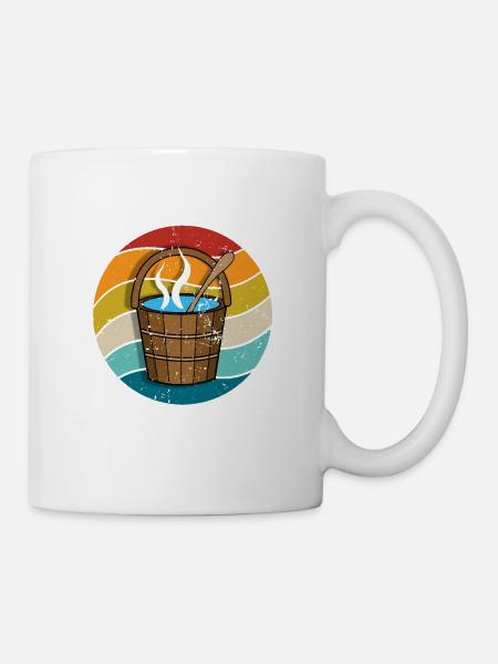 Sauna - Tasse - Weiß
