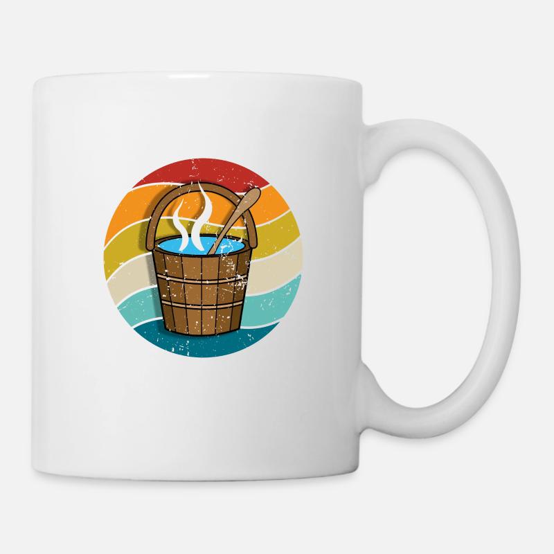 Sauna - Tasse - Weiß
