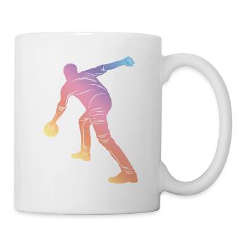 Bowling Silhouette - Mug blanc - blanc - Droite