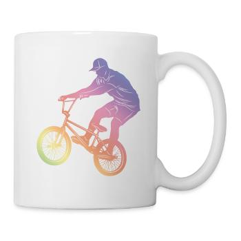 Motocross Silhouette - Mug - white - Right