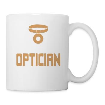 Being An Optician Is A Mission Cool Retro Designs - Mug - white - Right