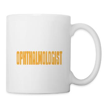Awesome Retro My Dad Is An OPHTALMOLOGIST T-Shirt - Mug - white - Right