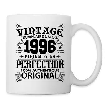 1996 Vintage Anniversaire 1996 original birthday - Mug blanc - blanc - Droite