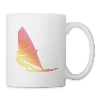 Windsurfen Silhouette - Tasse - Weiß - Rechts