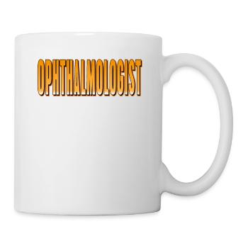 Ophthalmologist Funny Miracle Worker T-Shirt - Tasse - Weiß - Rechts