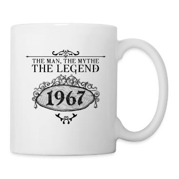 1967 | The Legend since 1967 birthday - Mug blanc - blanc - Droite