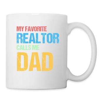 Immobilienmakler Makler Beruf Immobilien - Tasse - Weiß - Rechts