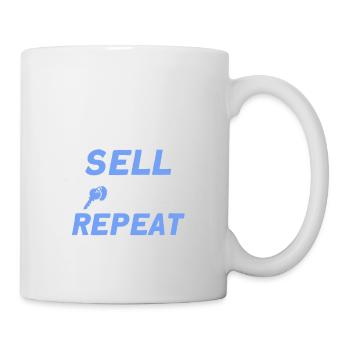 Immobilienmakler Makler Beruf Immobilien - Tasse - Weiß - Rechts