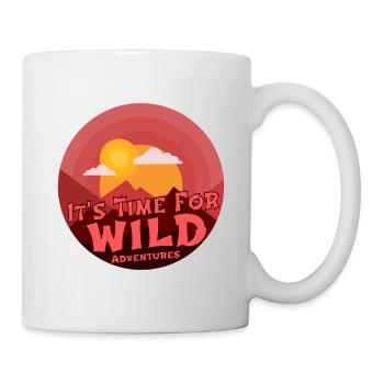 it's time for wild adventures - Mug - white - Right
