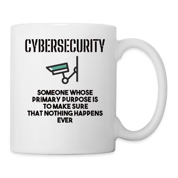 Cybersecurity - IT Security Computer Scientists - Mug - white - Right